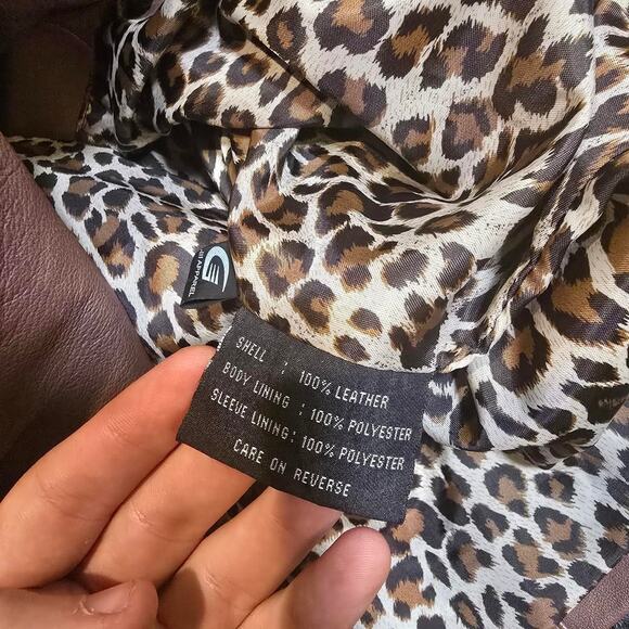 Genuine 100% Leather Jacket by Black Rivet. womans XL - Picture 6 of 6